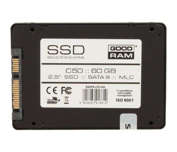 GOODRAM 60GB 2,5'' SATA SSD C50 - 166526 - zdjęcie 8